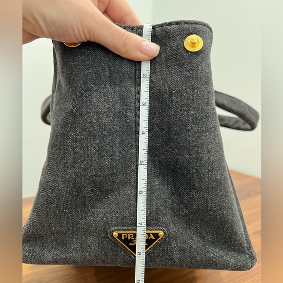 Prada Canapa Denim Tote Bag - Picture 4 of 16